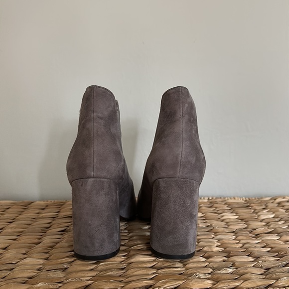 Cole Haan Grey Suede Booties - Picture 2 of 6